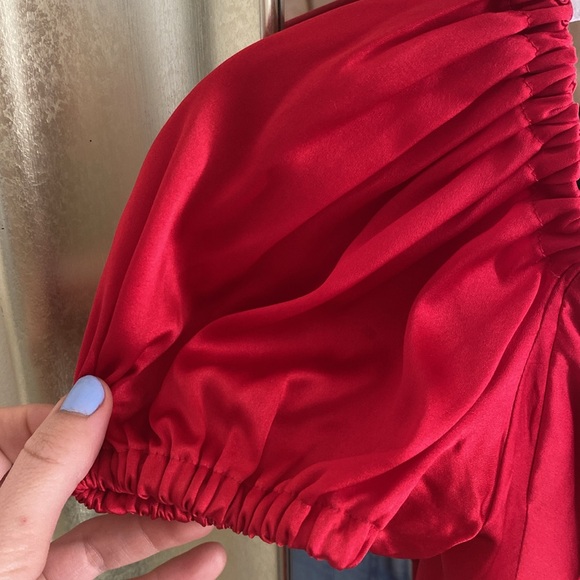 Alexis Cadiz Red Silk Dress - Picture 8 of 11